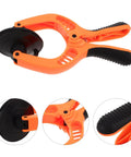 Front view of Phone Screen Separation Tool with Suction Cup Pliers for Fast Durable Mobile Screen Repairs, featuring orange pliers and black suction cups.