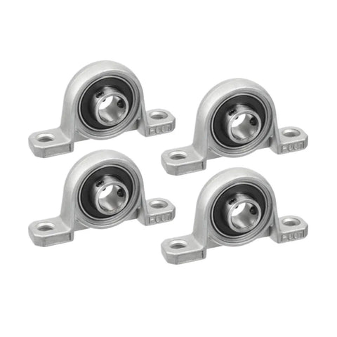 Drop Dead Durable Heavy Duty Pillow Block Bearing Housing Featuring Zinc Alloy Inner And Cast Iron Shell For Smooth Shaft Mounting Supporting 8mm Through 17mm Sizes Reliable Performance