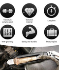 Pro Grade Oxygen Sensor Socket With Side Wire Cutout, One Half Inch Drive By Seven Eighths Inch, Six Point O2 Sensor Socket For All Vehicles