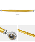 Gold Gear Shift Linkage Lever Shifter Rod For Harley Davidson Breakout FXBRS 114 2018-2020 And CVO Tri Glide FLHTCUTGSE 2020 Upgrade Aluminum Alloy CNC Machined Weather-Resistant Easy Install Durable Bike Shifter Upgrade, 326mm