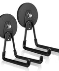 Heavy Duty Magnetic Hooks Set For Garage And Workshop Organization Strong Metal Magnets With Hooks Must Have For Metal Cabinets Pegboards Shelves Tools Shovels Brooms Garden Gear 2 Pack