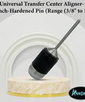 Pro Grade Transfer Center Aligner Punch With Hardened Pin displayed on a stand