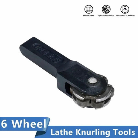 Pro Grade Knurling Tool Set With 6 Wheel Lathe Knurling Tools CNC Lathe Tool Holder for precise machining