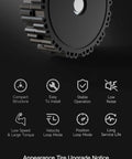 Direct Drive Servo Motor With Low Speed High Torque And Low Noise All In One Hub Motor Design For RC Cars And DIY Robots No Reducer Needed