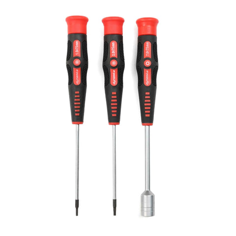 Tool Set For Losi NASCAR And Arrma Grom With Two Hex Driver Wrenches And Nut Driver, Compact Pouch, Budget Friendly RC Car Maintenance Kit DYNT0505