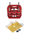 Premium Professional Manual Router Table Lifting System With Heavy Duty Aluminum Alloy Top Plate for precision height control.