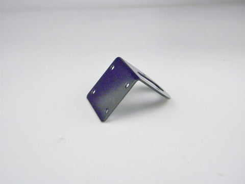 Motor mounting bracket for CHANCS motors, black metal with a four-hole square base and circular mounting plate.