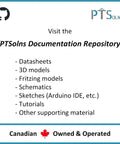 PTSolns documentation repository for Prototyping Solderable Breadboard PCB Kit With Dual Power Rails, includes datasheets and tutorials.