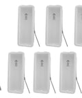 Ten Pack White Outdoor Fire Extinguisher Cabinet With Breaker Bar And Wall Mount For Twenty Pounds safety gear, heavy-duty polycarbonate lock boxes.