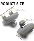 Two Pack Audi Inner Sun Visor Clips Upgrade Car Visor Holder Hook Keeps Your Sun Visor Firmly In Place, Works With A1 A3