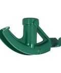 Get The Job Done Fast With This Cast Iron Manual Pipe Bender, green cast iron tool for 90 to 180 degree bends on PVC and wire tubing.