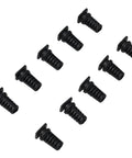 10 Pack Cable Gland Strain Relief Bushings Set With 3.5 Mm 4 Mm And 5 Mm Inner Diameters Rubber Cord Sleeves for tools, black.