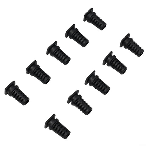 10 Pack Cable Gland Strain Relief Bushings Set With 3.5 Mm 4 Mm And 5 Mm Inner Diameters Rubber Cord Sleeves for tools, black.