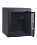 Fireproof Home Safe With Electronic Lockbox And Keypad, Includes Two Keys And Interior Shelf For Cash Jewelry Documents And More.