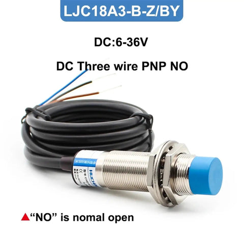 Capacitive Proximity Sensor Switch 6-36V DC Three-Wire NPN PNP NO NC 10mm Sensing Distance, industrial grade