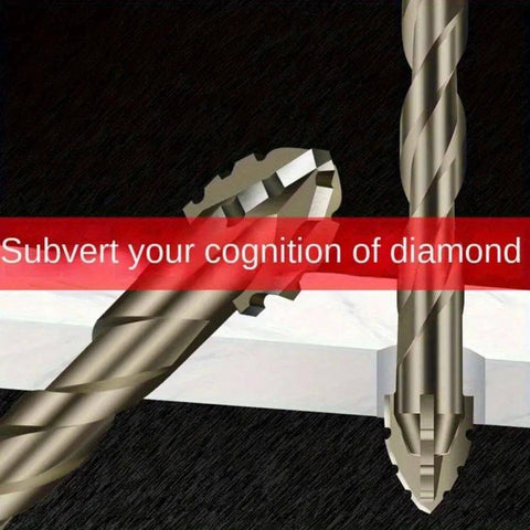 3-piece carbide-tipped sawtooth eccentric drill bits with hex shanks