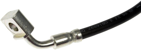 Front Driver Side Brake Hydraulic Hose Replacement For Select Cadillac Chevrolet GMC Models showing metal fitting detail