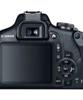 Rebel T7 DSLR Starter Kit With 24.1MP APS-C Sensor And Built-In Wi‑Fi NFC rear view showing LCD and controls