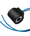 12V 16W Solenoid Valve Coil For Hydraulic Power Unit Lift Dump, One Half Inch Hole, Dual Wire Leads, Heavy Duty Industrial Grade