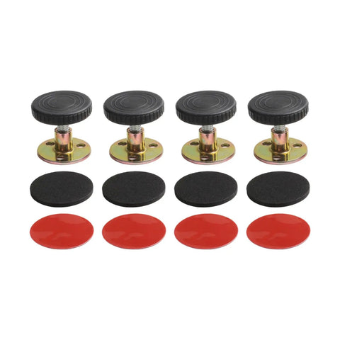 Heavy Duty Adjustable Furniture Feet 28-40mm Leveling Glides For Sofa Bed Table And Cabinet Legs, 4-pack, black, gold