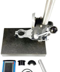 Portable Ultrasonic Hardness Tester With Test Stand And Heavy Gauge Probe, compact design with essential testing components.