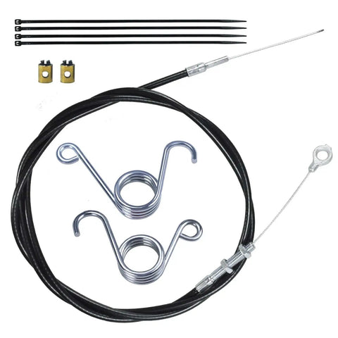 Go Kart Pedals Kit With 71 Inch Throttle Cable And Brake Return Springs For Predator 196cc 212cc 6.5hp Road Rocket Azusa Radio Flyer