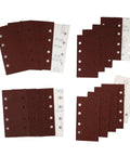 Get This Awesome 20 Pcs Rectangle Sanding Paper Set For Woodworking With 93x185mm Sheets And Sweet Flocking Design Across Assorted Grits Like 40, 60, 80, And 120 For Smooth Shaving And Polishing Magic Without Tearing Your Projects Apart. Includes various grit sanding sheets.