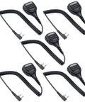 5-pack Heavy Duty Speaker Microphone For Walkie Talkies Compatible With Baofeng UV82HP UV5R BF F8HP Kenwood Retevis Samcom