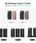 Various color and pack options of Airplane Travel Phone Holder Mount For Flying Universal Must Have Hands Free Phone Stand.