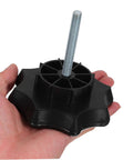 Hand holding Spare Tire Hold Down Bolt For Cars High Strength Spare Wheel Carrier Screw Easy Install And Enhanced Safety
