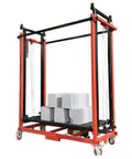 Beefed Up Lifting Multifunctional Electric Scaffolding Machine For Workshop And Warehouse Indoor Outdoor Use Heavy Duty Portable Construction Lift With Steel Frame And 3M Reach with blocks stacked on platform