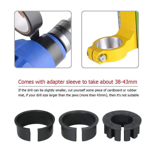 Heavy Duty Floor Drill Press Workstation With 0 To 90 Degree Rotating Frame For Drill Press And Rotary Tools Adjustable Pro Grade Tabletop Stand 27.5mm To 43.6mm Clamping Range Clear Graduation Transparent Pointer Durable Precision