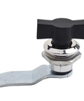 Keyless Cam Lock For Cabinets Lockers And Mailboxes With Turn Tongue Latch, Durable Aluminum Alloy Drawer Lock