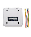 Heavy Duty Metal Touch Panel Keypad Door Access Control System With Rfid 125Khz Card Reader wiring connections and mounting plate.