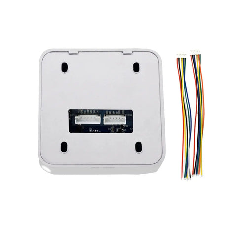 Heavy Duty Metal Touch Panel Keypad Door Access Control System With Rfid 125Khz Card Reader wiring connections and mounting plate.
