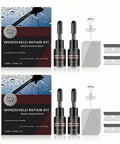 Windshield Crack Repair Kit For Cars And Auto Glass Quick Fix Liquid Chip Repair For Chips Bullseye Cracks Star Cracks And Small Lines DIY Windshield Window And Mirror Repair 2 Set with resin, blades, films