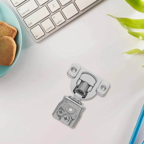 1 Inch Self Closing Cabinet Hinges For Full Overlay Concealed Soft Close Damping With Silent Hydraulic Mechanism on desk