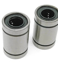Two Pack LM8UU 8x15x24mm Linear Ball Bearings For CNC Machines And 3D Printers Smooth Motion Bushings 8mm Diameter Reliable LM8 CNC Parts Easy Lubrication And Installation