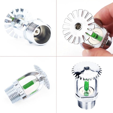 Five Pack Bronze Pendent Sprinklers Brimming With 93 Degree Thermal Trigger And Snug One Half Inch Connections crafted sprinkler heads showcasing thermal trigger mechanism.