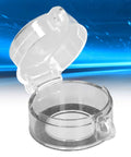 Push Button Switch Guard Cover 30mm Plastic Round Shield For Industrial Panels And Electrical Systems, open view
