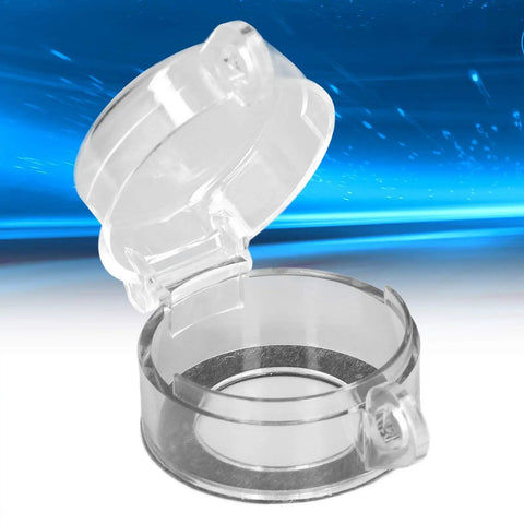 Push Button Switch Guard Cover 30mm Plastic Round Shield For Industrial Panels And Electrical Systems, open view
