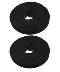 Boss Up Your Desk Game With These Heavy Duty Hook And Loop Cable Ties Plus Reusable Self Closing Wire Management Straps In Black rolls for cord management.