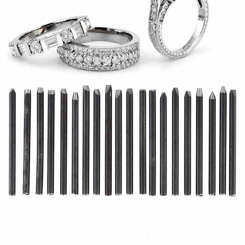 Pro Grade Jewelry Anvil and Chisel Kit With 12 16 20 Piece Metal Punch Stamp Stainless Steel Goldsmith Tools display