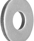 Premium Zinc Coated Low Carbon Steel Flat Washers For Number Four Sae Screws, showing close-up detail of the washer design.