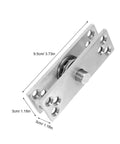 Heavy Duty Stainless Steel Full Rotation Concealed Door Hinge Set For Interior And Exterior Doors, Invisible Pivot Hidden Hinge, 9.5cm x 3cm
