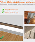 Waterproof Self Adhesive Caulking Tape For Bathrooms And Kitchens Peel And Stick Sealant Strip comparison and application.
