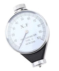 Pro Grade Durometer Gauge For A C D Hardness Testing Of Rubber Silicone And Plastic, Easy To Use And Ultra Accurate Readings, Portable Steel Build, Compact Design, Type C Connector For Lab And Workshop. Type 0 shore durometer with steel body and 0-100 dial.