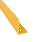 Rugged Yellow Steel Floor Safety Curb Warehouse Workhorse 48 Inch Heavy Duty Protective Barrier for impact prevention