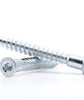 M7 x 50mm Confirmat Screws for Flat Pack Furniture, 5mm Pre Drilled Holes, Durable Fasteners for cabinetry