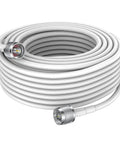 Ultra Low Loss 100ft 5D-FB Coax Cable N Male To N Male for antenna, cell booster, ham radio, repeater and splitter, coiled view